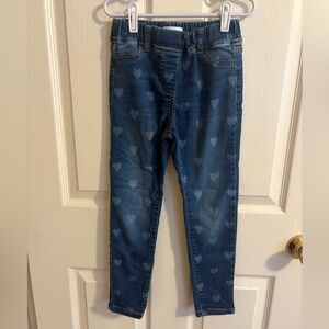 Boden Blue Denim with Heart Accents